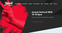 Desktop Screenshot of jarocinfestiwal.pl